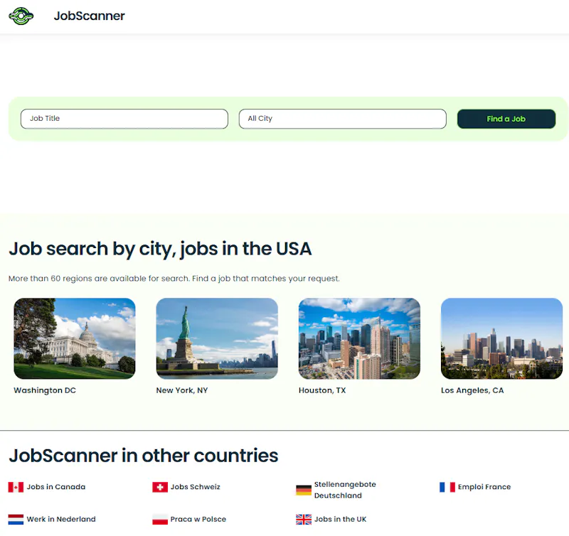 JobScanner screenshot 1