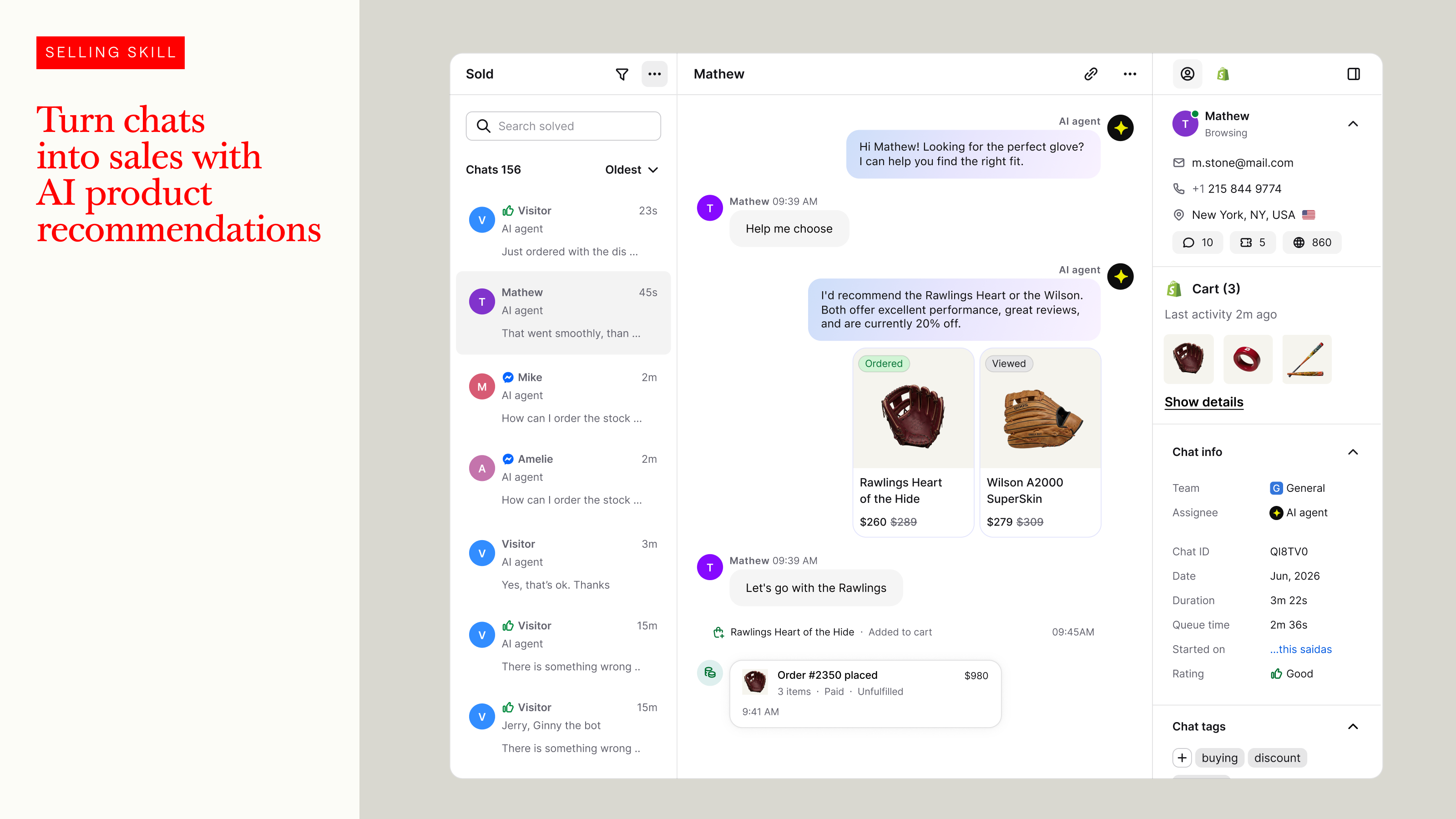 Text AI Customer Service & Live Chat gallery image