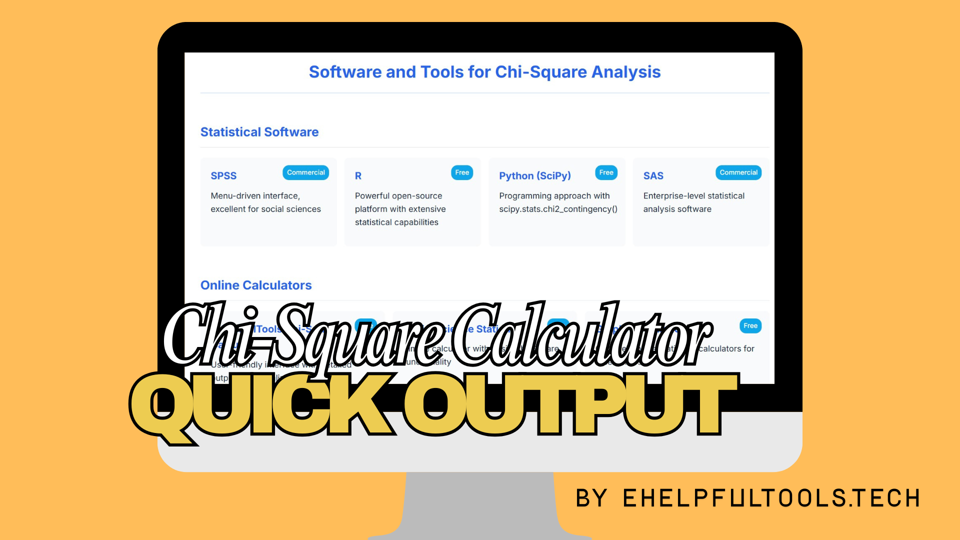 Chi-Square Pro-Table Generator - Main screenshot showing features and interface