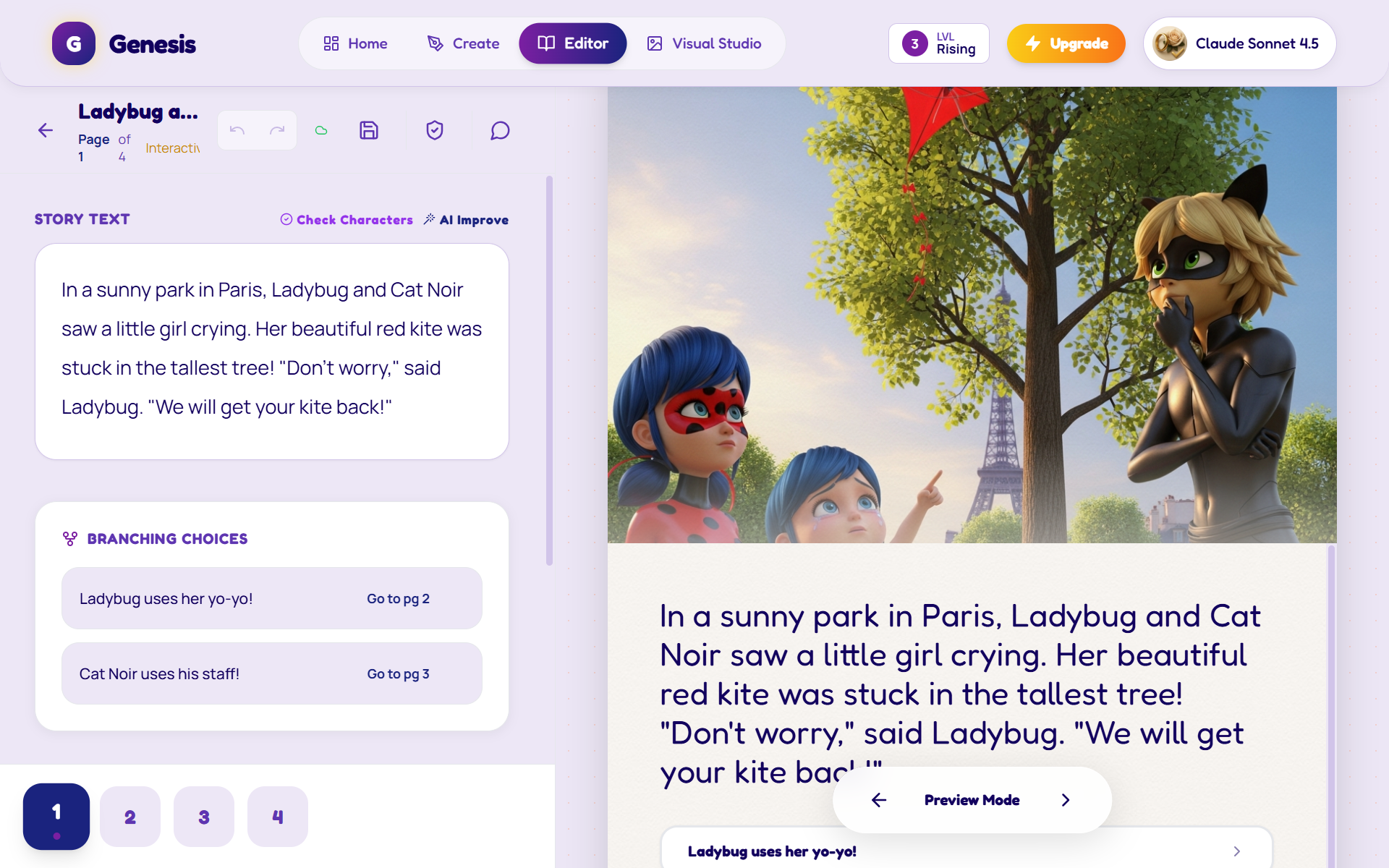 Genesis - Screenshot 2 showing product features and functionality