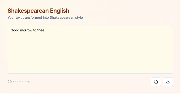 Shakespeare İngilizce çevirmen - Modern İngilizceyi Shakespeare tarzı İngilizce'ye çevir medya 3