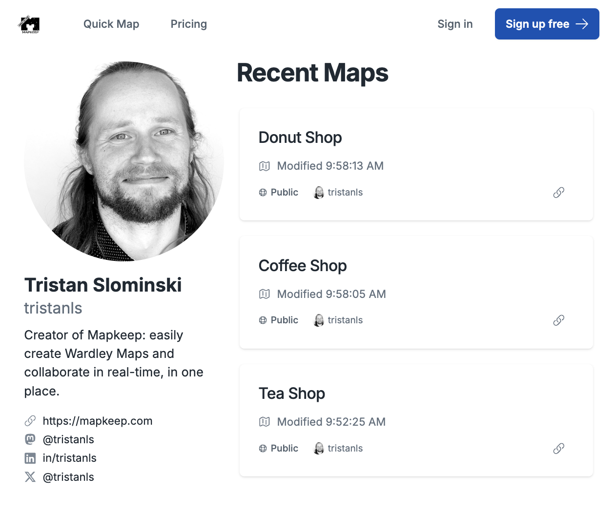 MAPKEEP - Создать карты Wardley и сотрудничать в режиме реального времени медиа 4