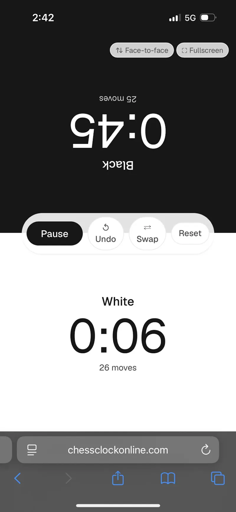 Chess Clock Online screenshot 6