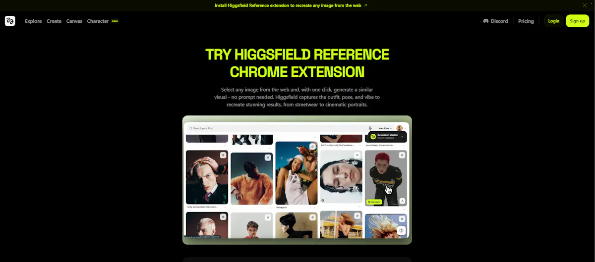 Higgsfield Steal