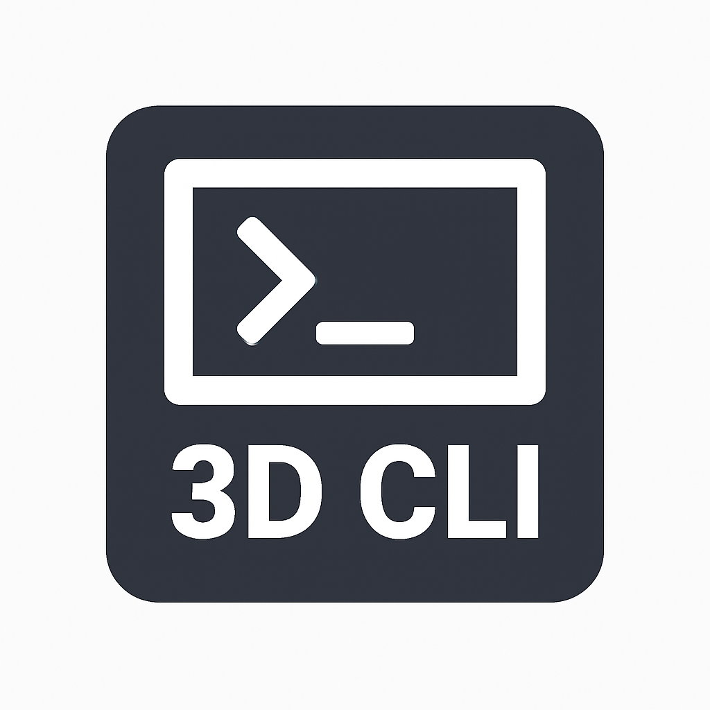 Advanced CLI 3D Mode... logo