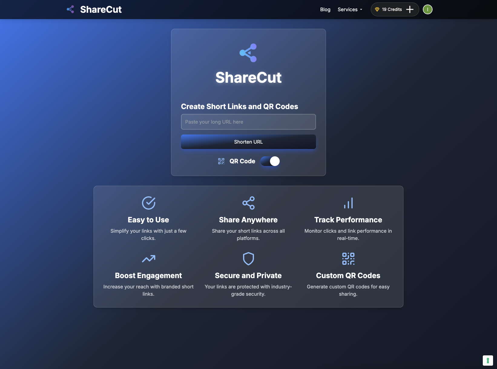 Sharecut - Sharecut एक शक्तिशाली, सरल और तेज URL शॉर्टनर है मीडिया 1