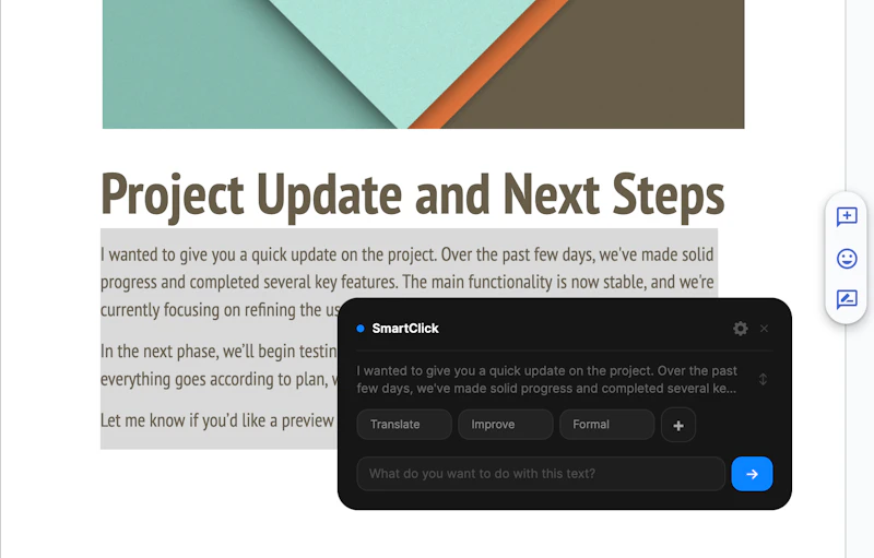 SmartClick-Instant AI for your clipboard screenshot 3