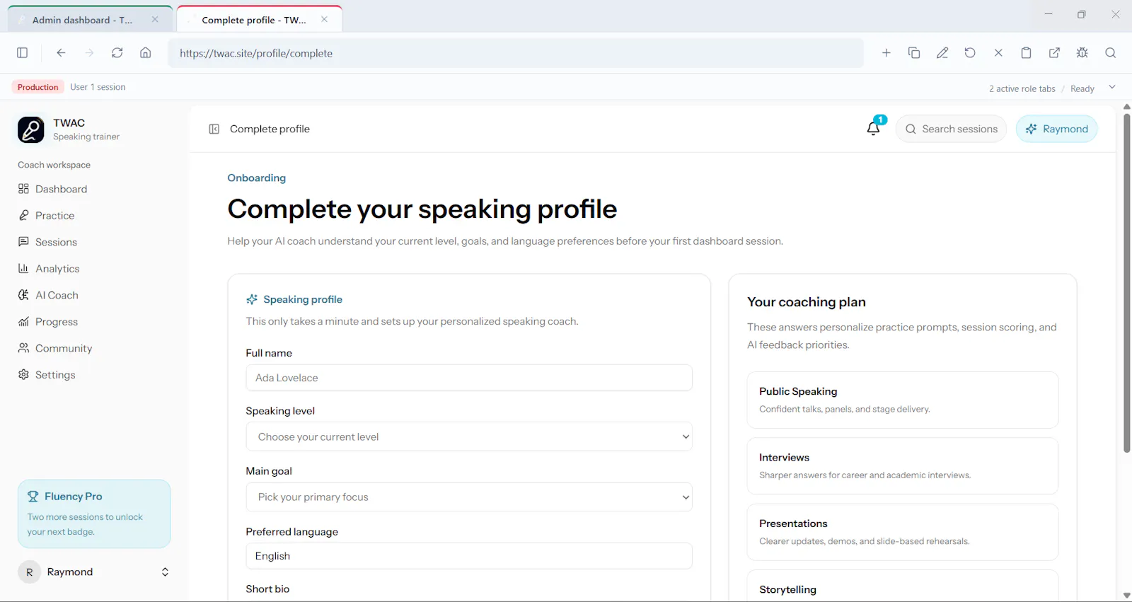 RolesTab screenshot 6