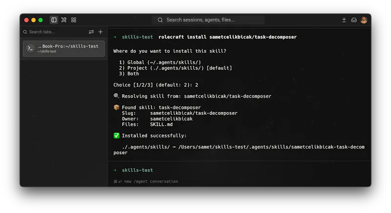 RoleCraft screenshot 2