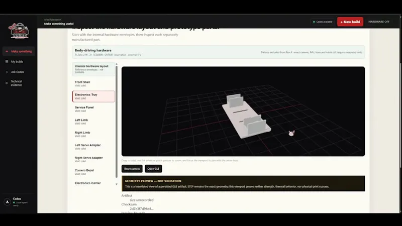 Ariad Fabrication screenshot 4