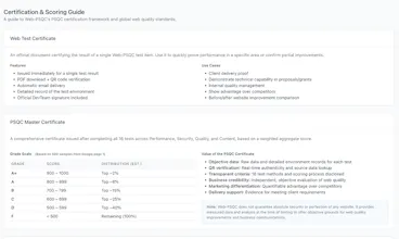 Web PSQC – All-in-One Web Audit gallery image