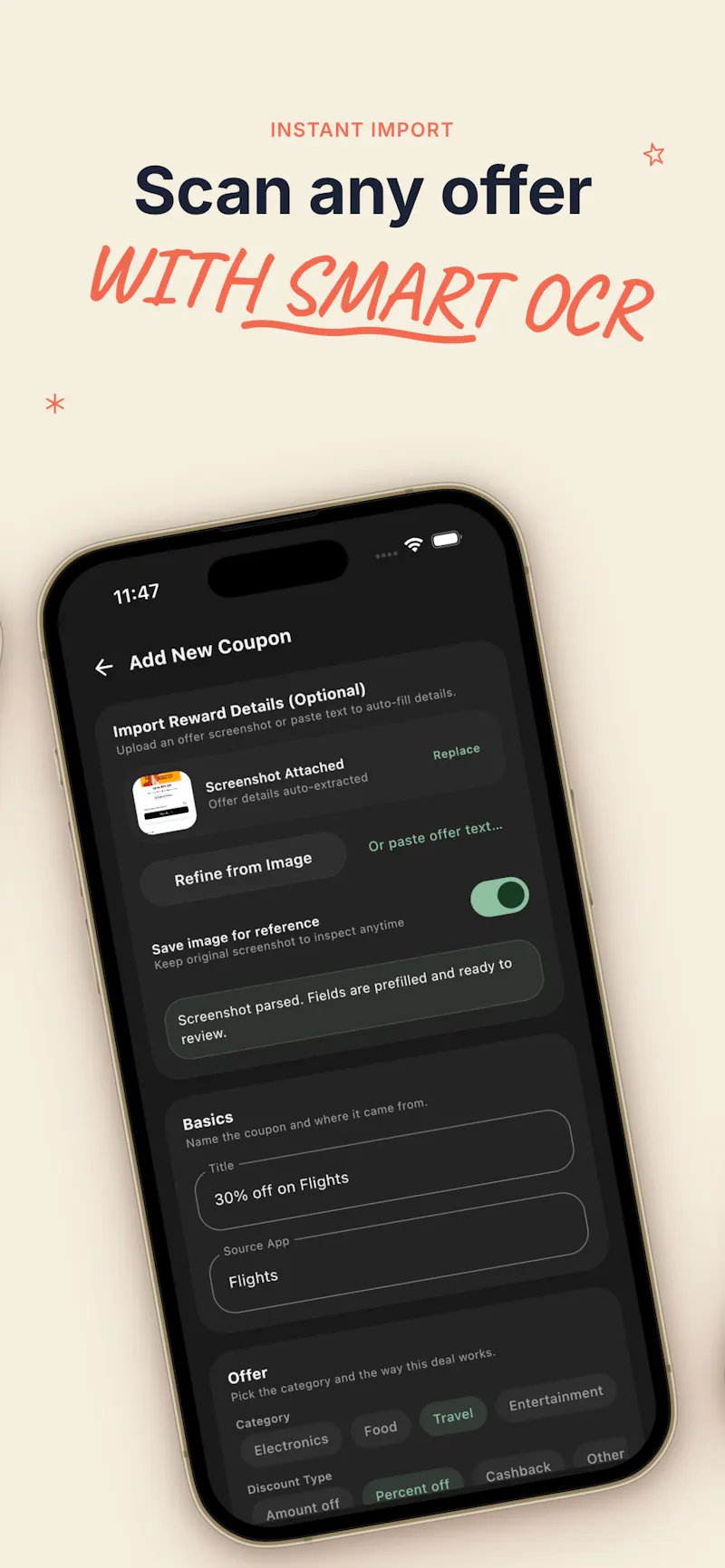 Snag 2.0: Save $100+ in lost vouchers screenshot 3