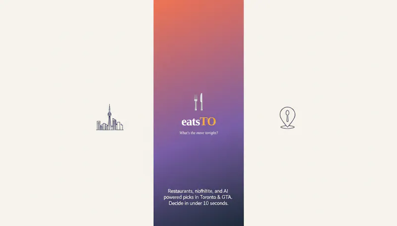 eatsTO — What's the move tonight? screenshot 1