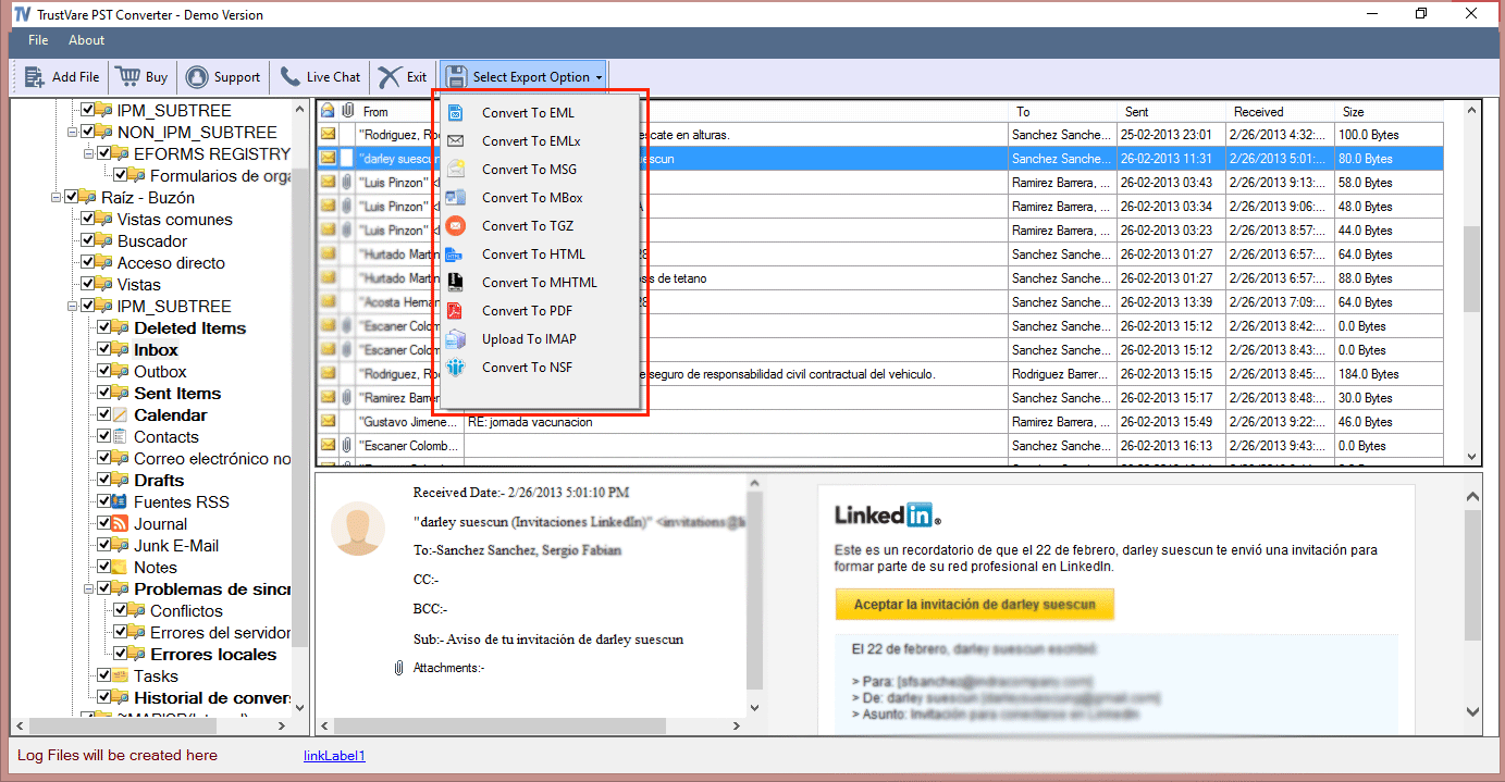 TrustVare PST Converter Tool media 2