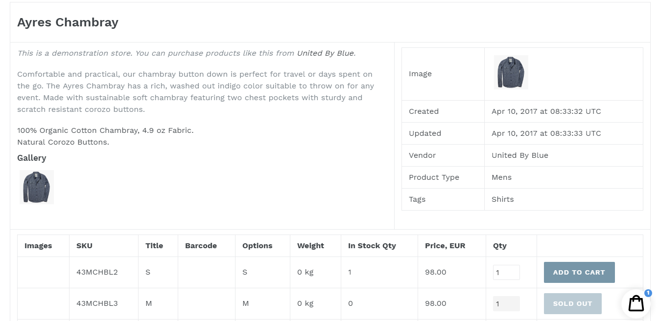 Products List Pro for Shopify gallery image