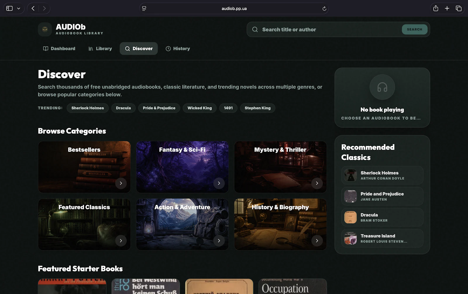 AudioB screenshot 2