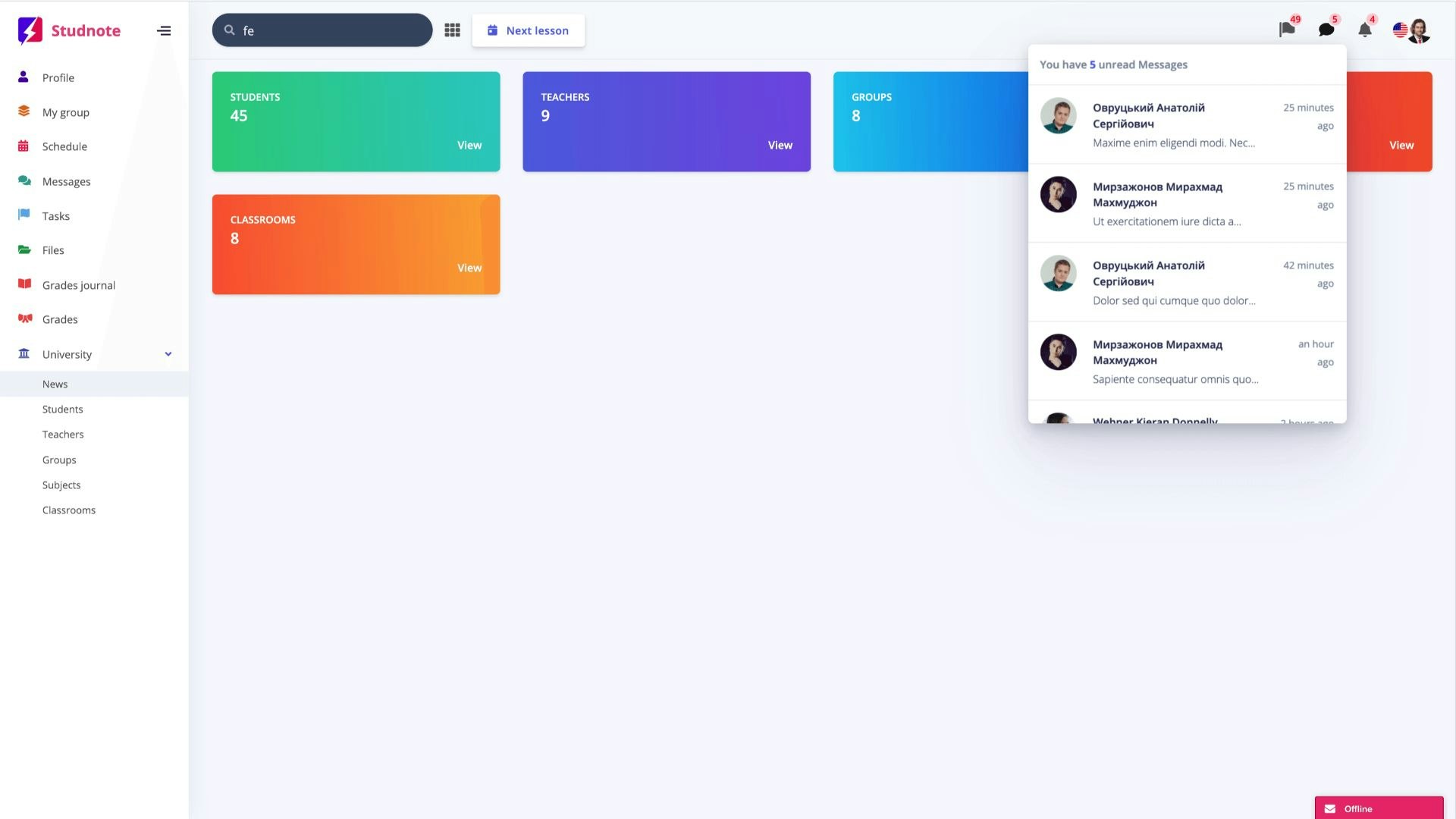 Studnote gallery image