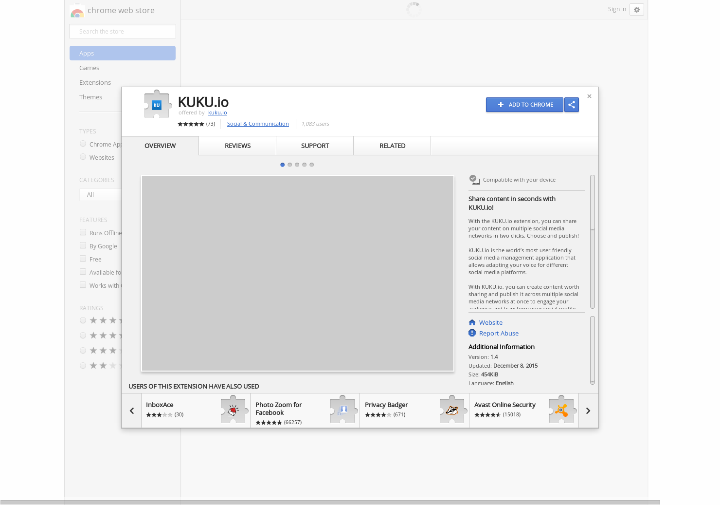 Kuku.io Chrome Extension  gallery image