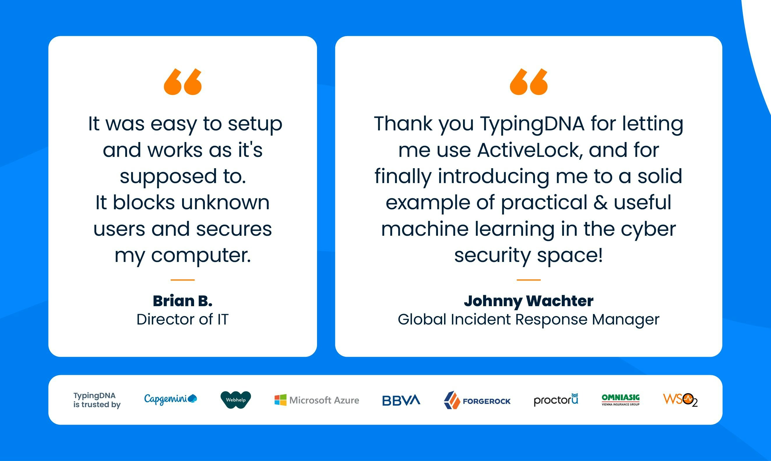 TypingDNA Activelock media 8
