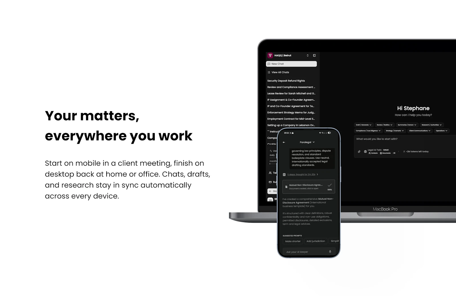 HAQQ Legal AI on Mobile screenshot 6