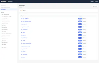 PHP DB Admin gallery image