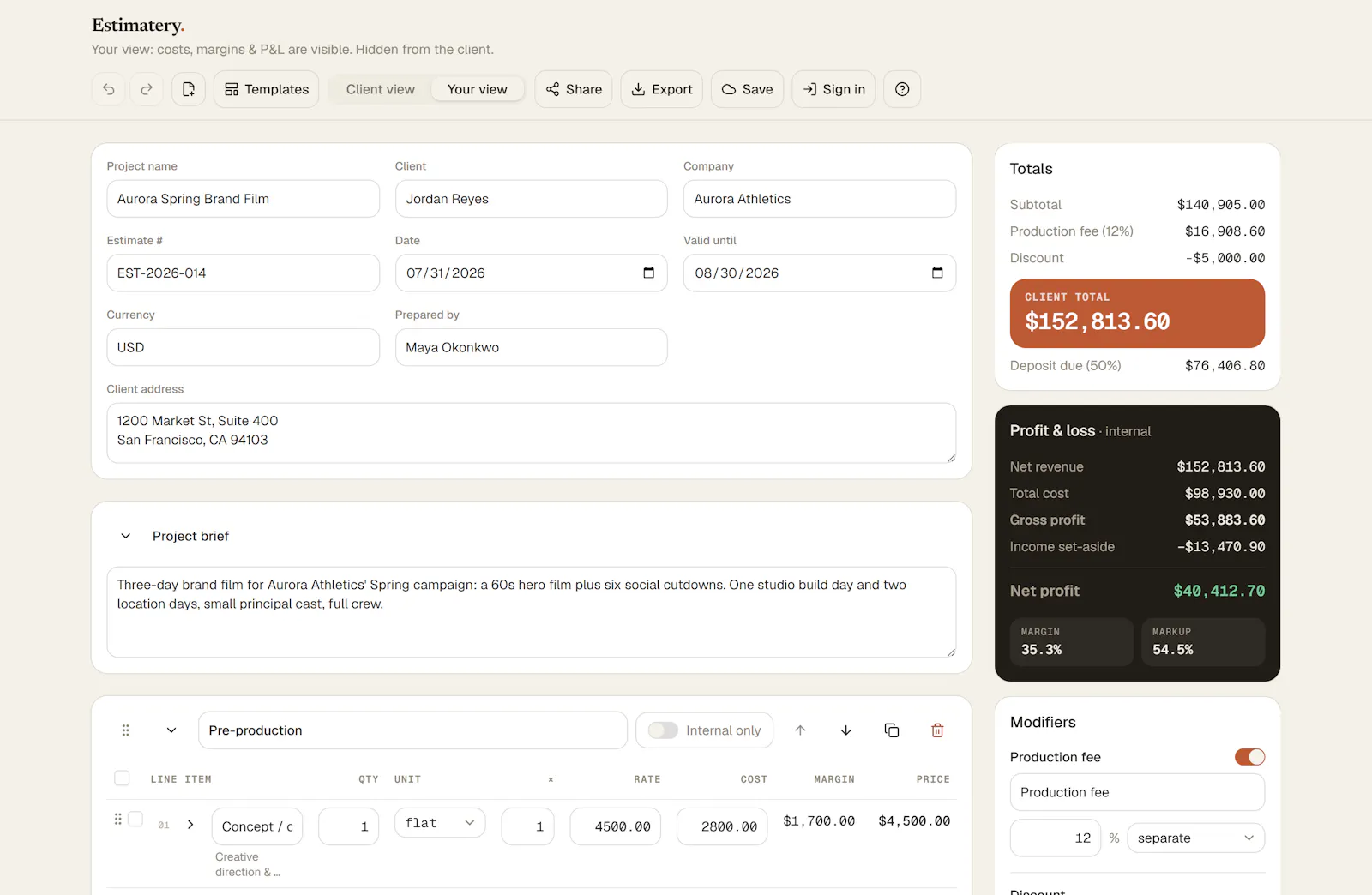 Estimatery screenshot 7