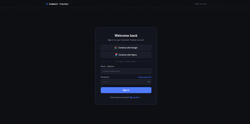 Comment Tracker screenshot 2