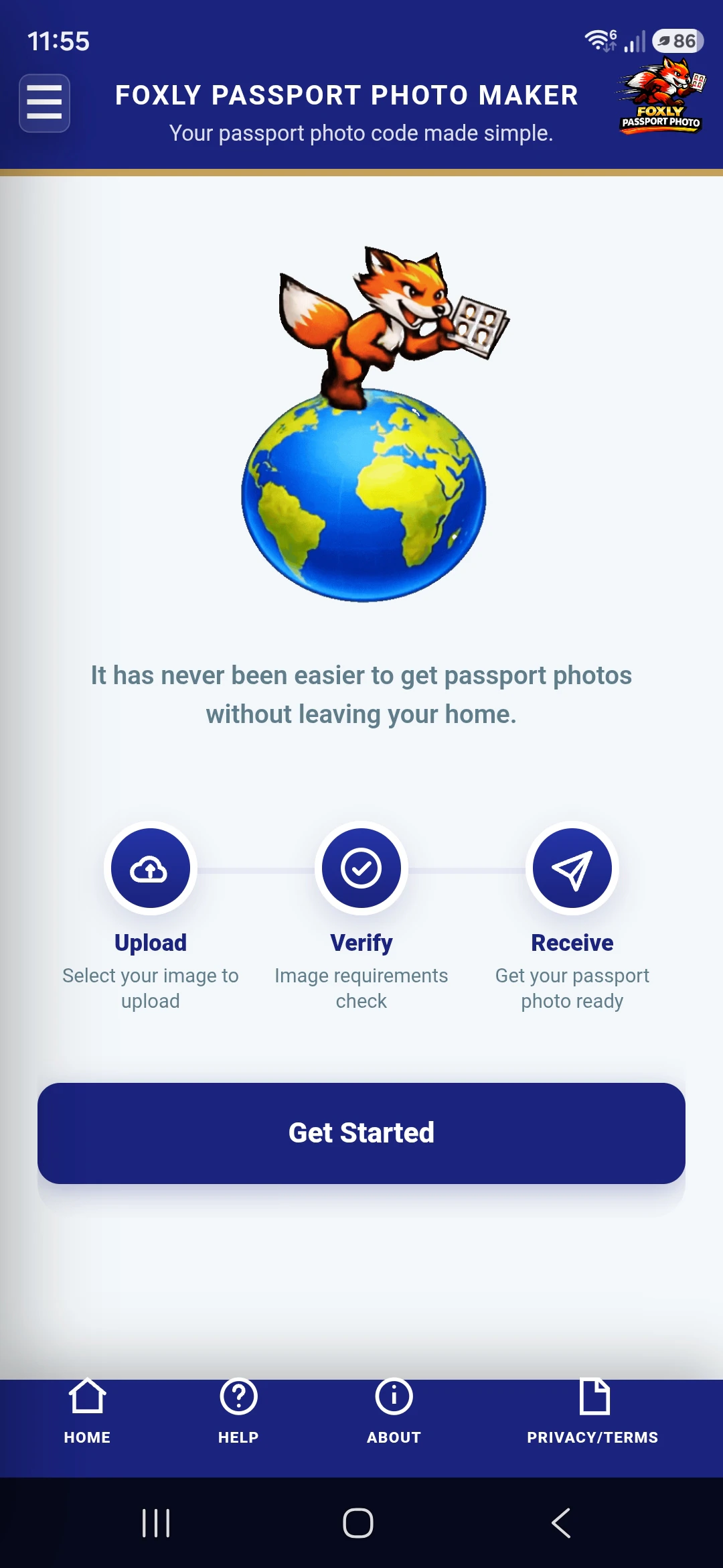 Foxly Passport Photo Maker screenshot 2