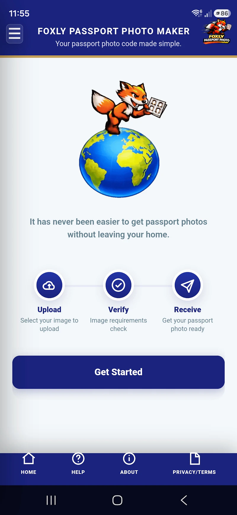 Foxly Passport Photo Maker screenshot 2