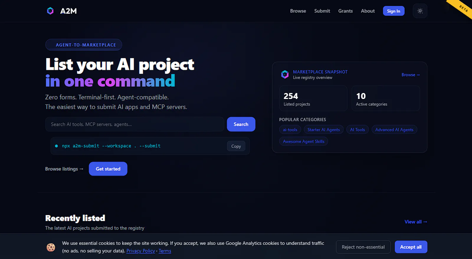 A2M Beta Launch screenshot 2