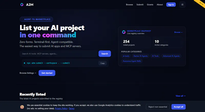 A2M Beta Launch screenshot 2