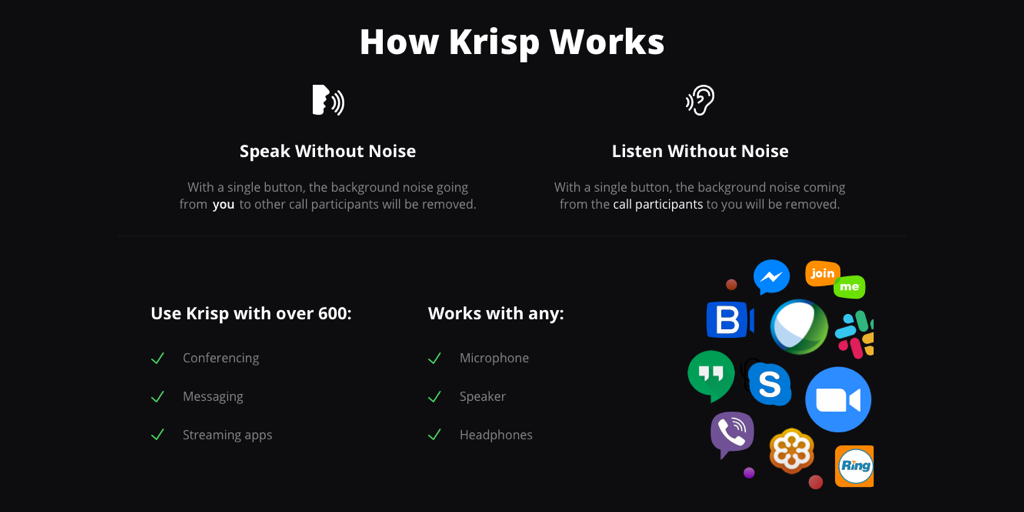 krisp background noise