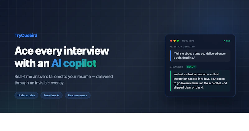 TryCuebird screenshot 2