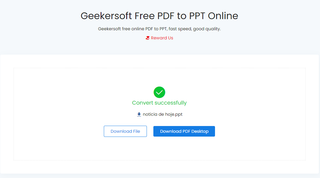 Geekersoft PDF ฟรีเป็น PPT ออนไลน์ media 1