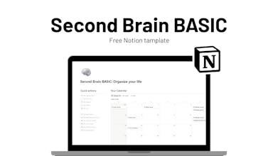 Second Brain BASIC (notion template) gallery image