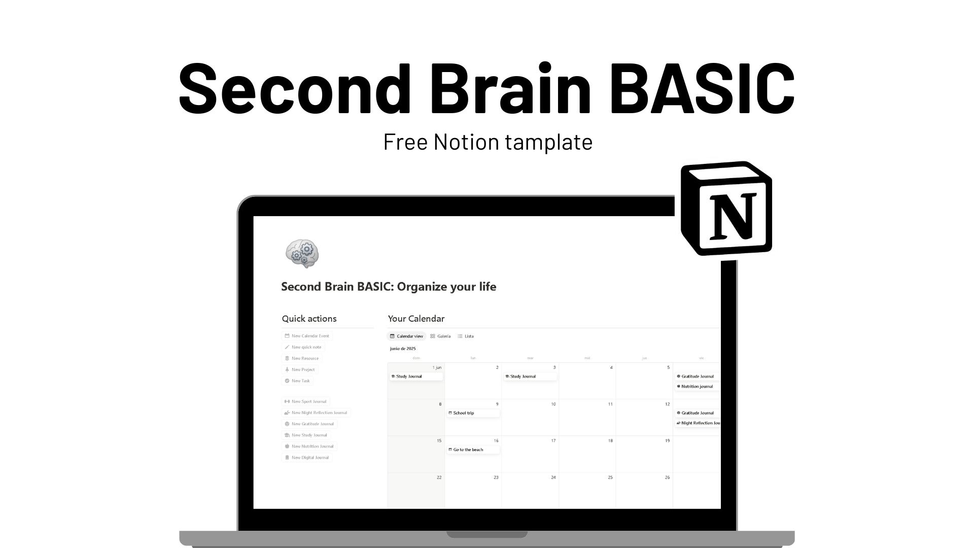 Brain Basic Second (เทมเพลตความคิด) - จับความคิดจัดการงานและจัดระเบียบอยู่ media 1