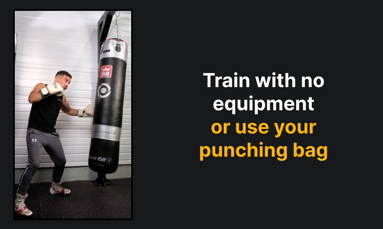 Die Shadow Boxing App - Lernen und üben Sie das Boxen mit einem virtuellen Trainer. Medien 6