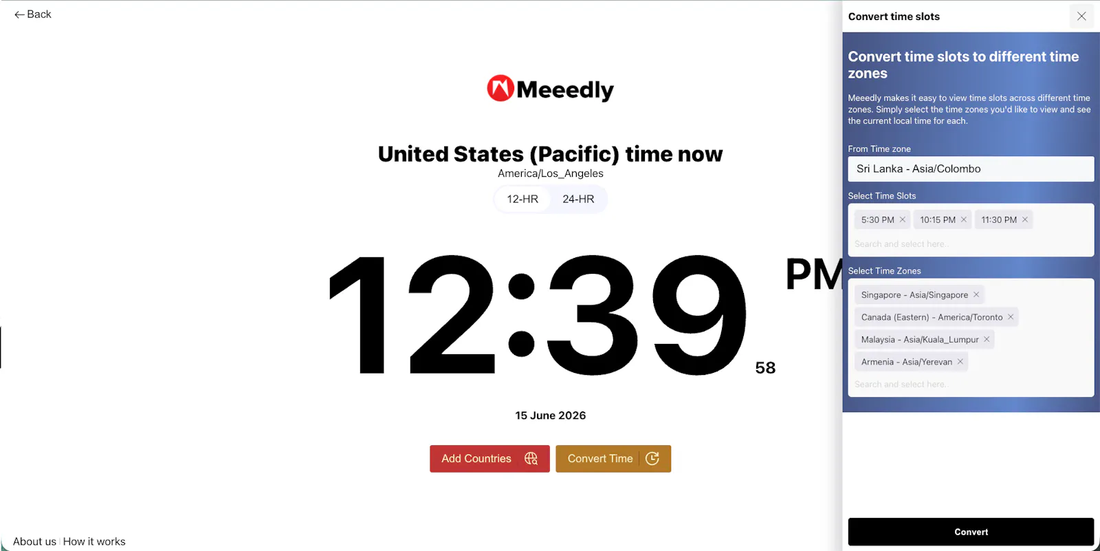 Meeedly Time Converter screenshot 5