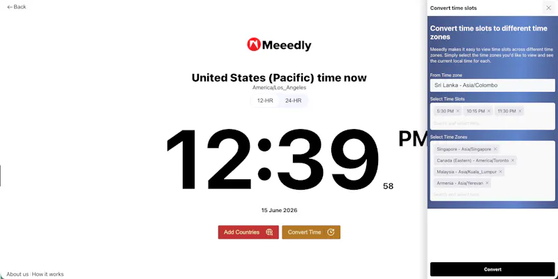Meeedly Time Converter screenshot 5