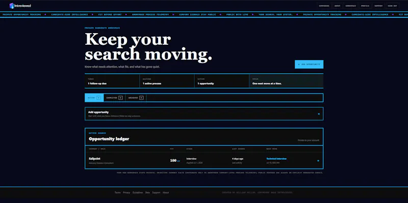 Intreviewed screenshot 2