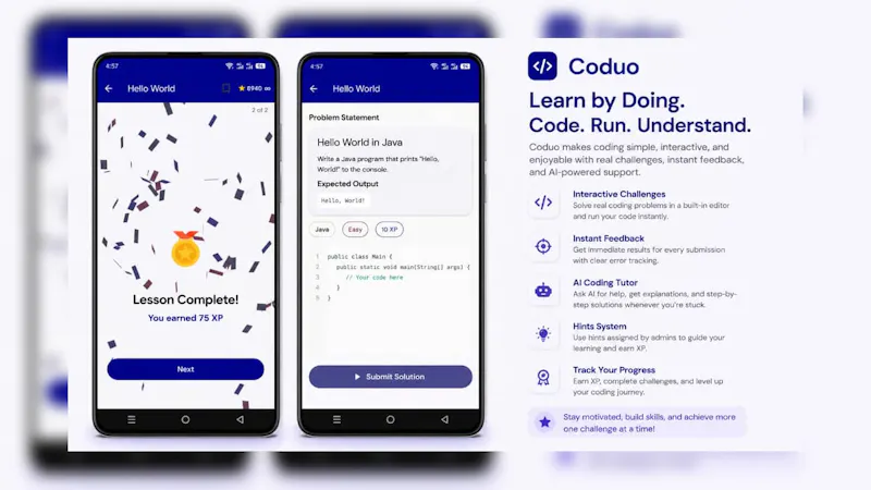Coduo - Coding Education Mobile Platform screenshot 6