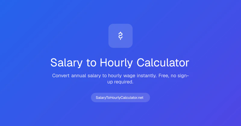SalaryToHourlyCalculator.net screenshot 2
