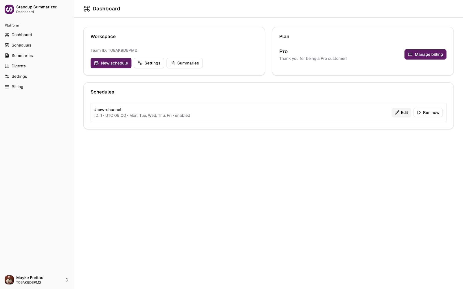 Slack Standup Summarizer gallery image