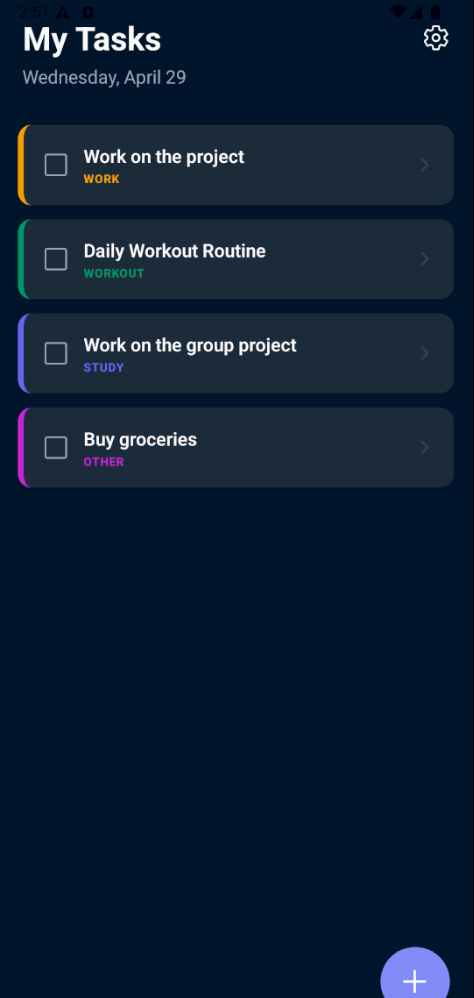 NativeTask Starter gallery image