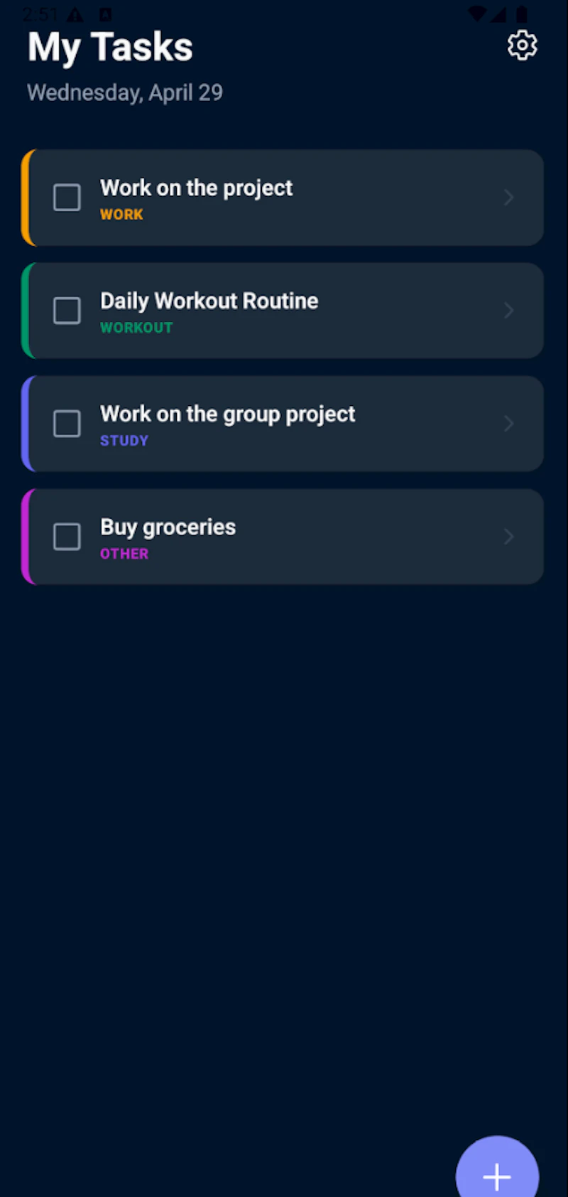 NativeTask Starter screenshot 2