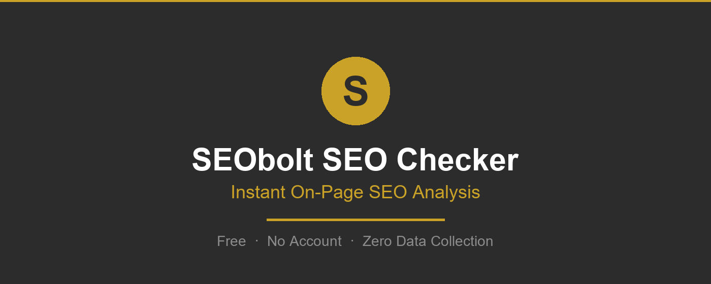 SEObolt SEO Checker (Chrome Extension) gallery image