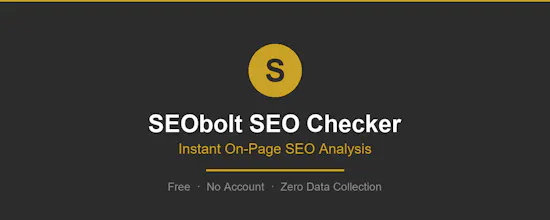 SEObolt SEO Checker (Chrome Extension) gallery image