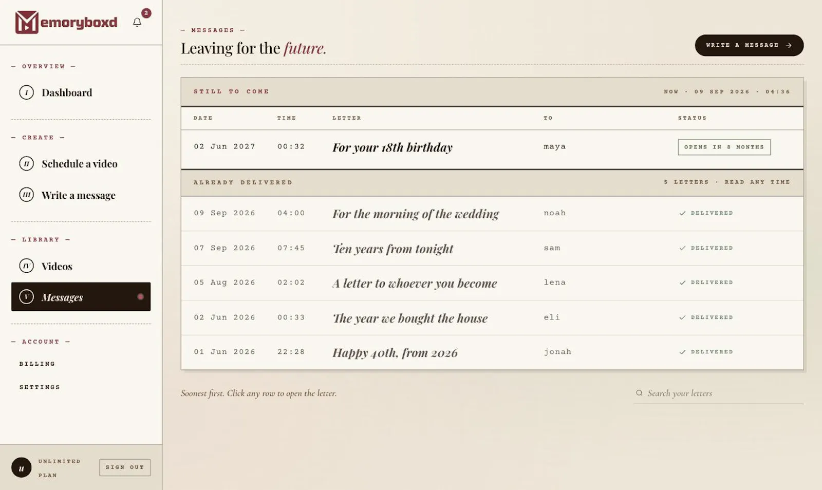 MemoryBoxd screenshot 5