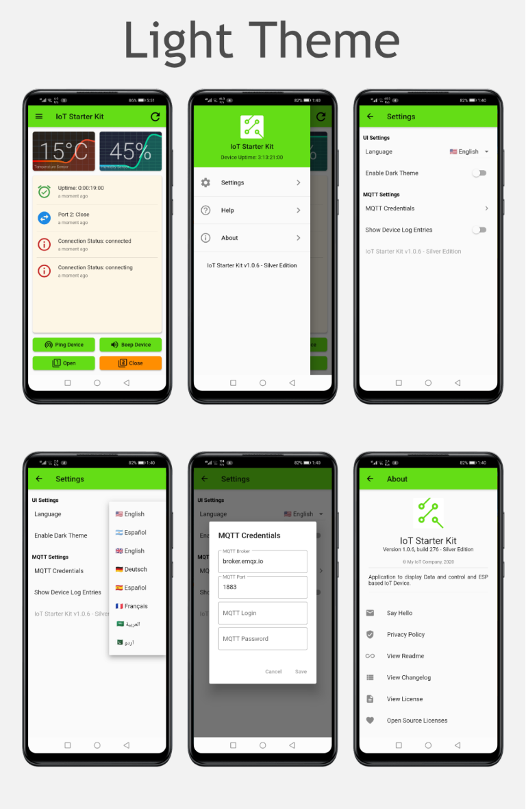 Flutter ESP8266 IoT Starter Kit gallery image