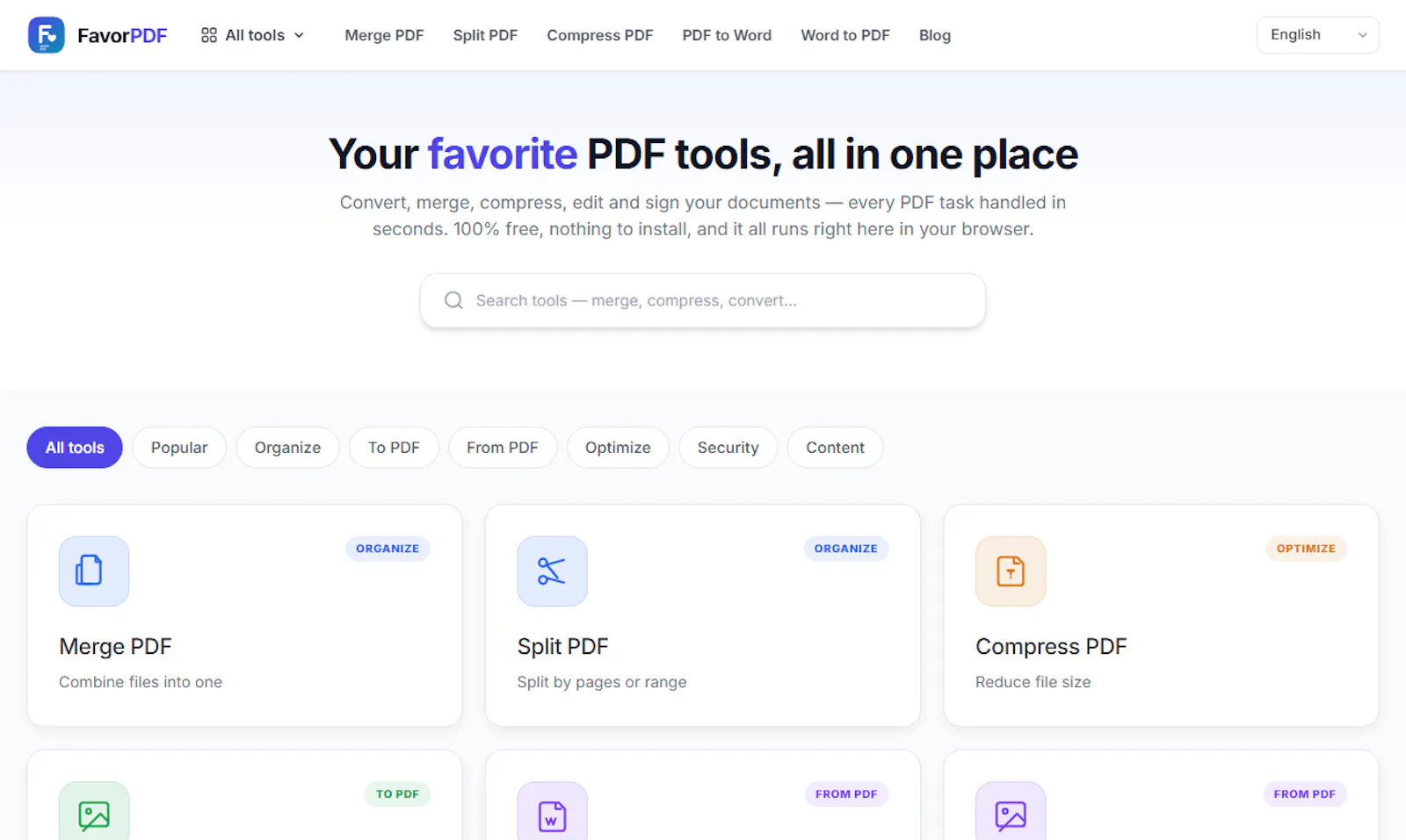 FavorPDF screenshot 2